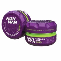 NISHMAN 04 Hair Styling Wax Rugby - violet 150 ml XL