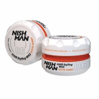NISHMAN 06 Hair Styling Wax Mystic - wei&szlig; 150 ml XL